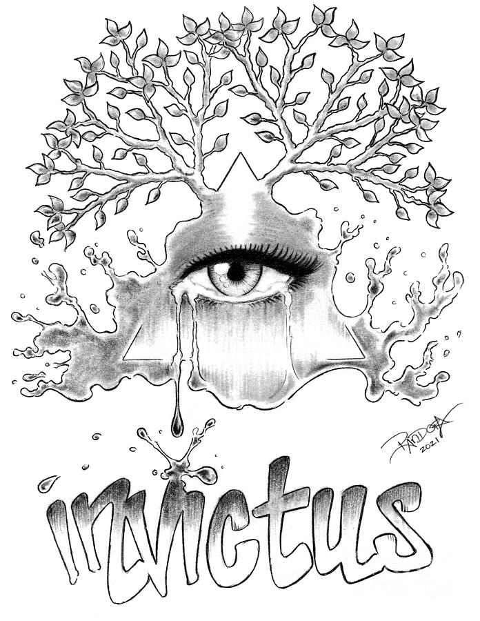 Invictus Drawing by Pandora Art | Fine Art America