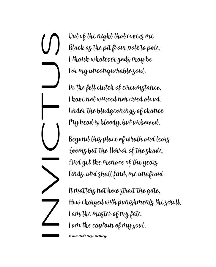 what kind of poem is invictus