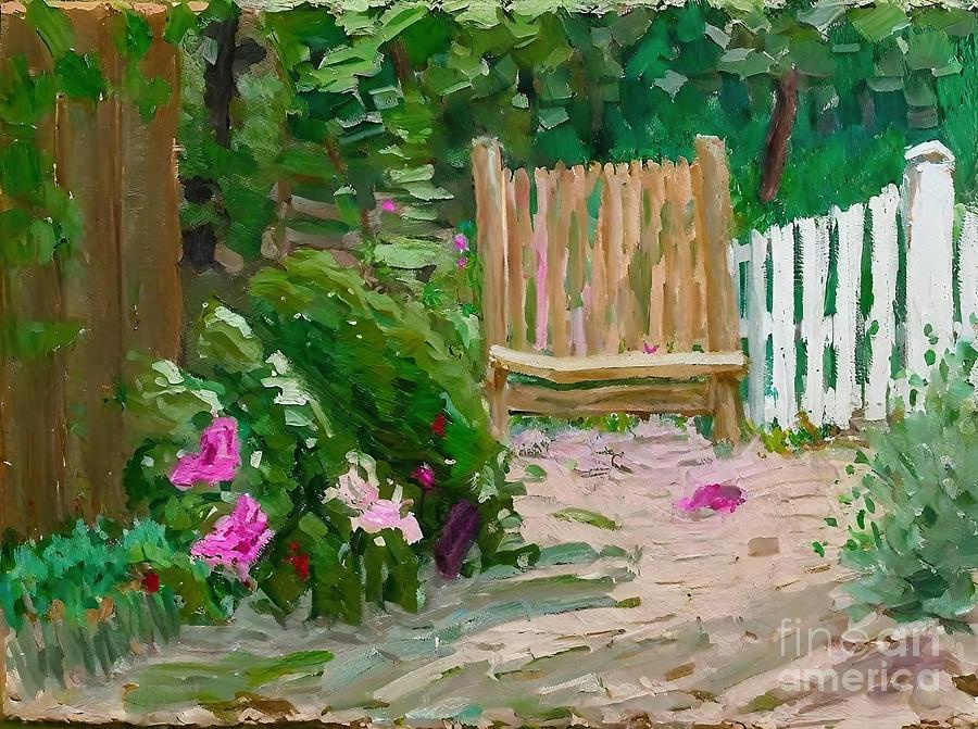 Impressionism Painting - Invitation An estate in the forest Painting realism fine art landsacpe oil paintings paintings impressionism estate expressionism impressionism by N Akkash