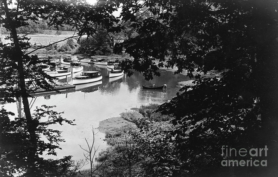 Inwood Hill Marina, 1930s Photograph by Cole Thompson