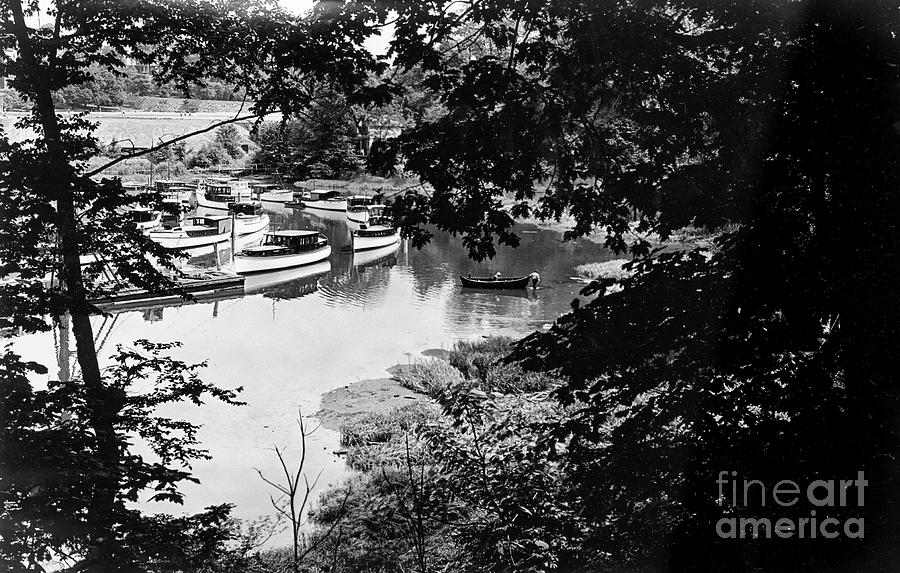 Inwood Hill Marina in 1930s Photograph by Cole Thompson