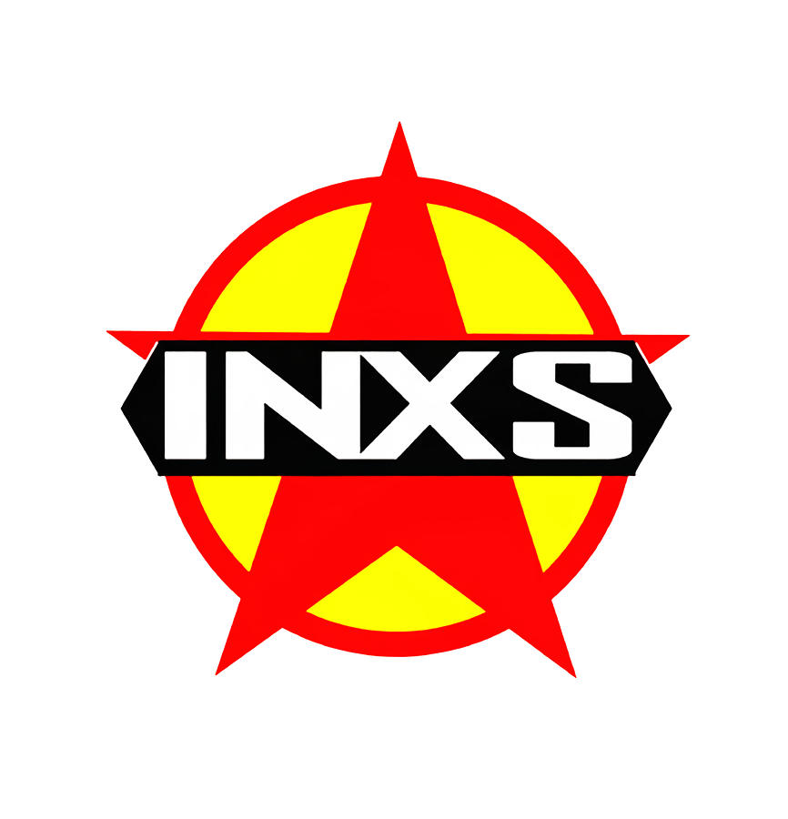 Inxs Logo Best Seller Glass Art by Rosie Shah - Pixels