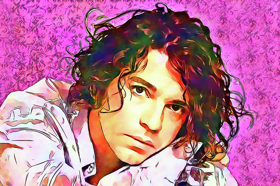 Michael Hutchence Mixed Media - Inxs Michael Hutchence Art Never Tear Us Apart by James West by The Rocker