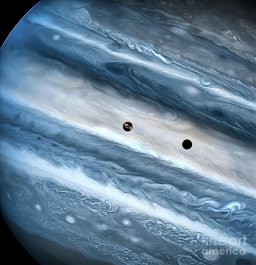 Io Transit of Jupiter Photograph by M G Whittingham