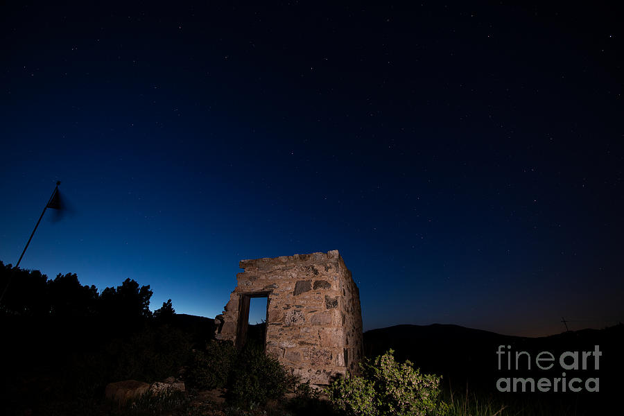 IOOF Cemetery Ruins at Twilight Central City CO Photograph by JD Smith