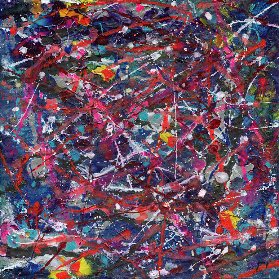 Iota #55 Abstract Painting by Sensory Art House