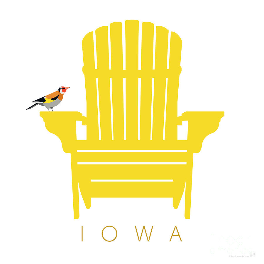 Iowa Digital Art by Sam Brennan
