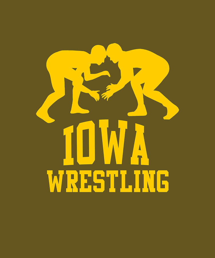 Iowa Wrestling Painting by Rose Logan | Pixels