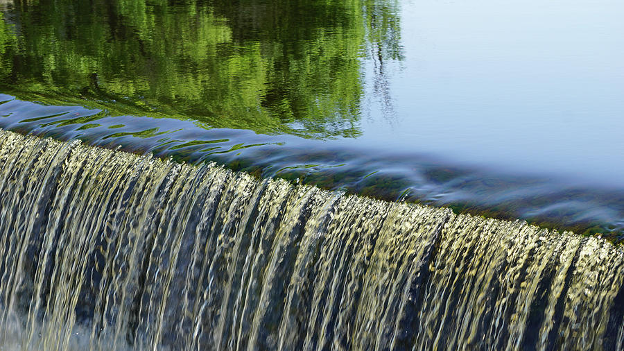 Ipswich River damn at Ebsco Photograph by Wendy Dabcovich - Pixels