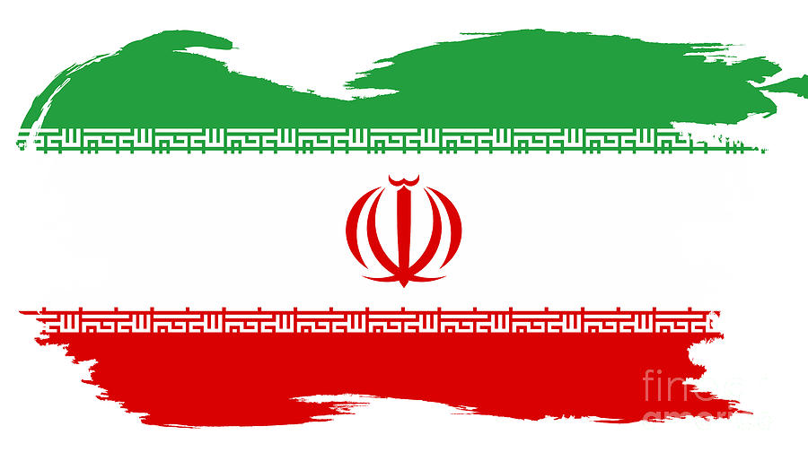 Iranian National Flag With Grunge Border Digital Art by Bigalbaloo ...