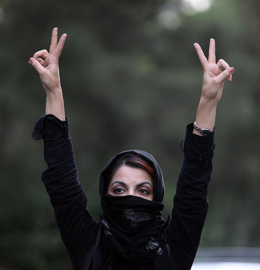 Iranian Protesters Clash With Security Forces Photograph by Getty Images Iranian Protesters Clash With Security Forces Photograph by Getty Images