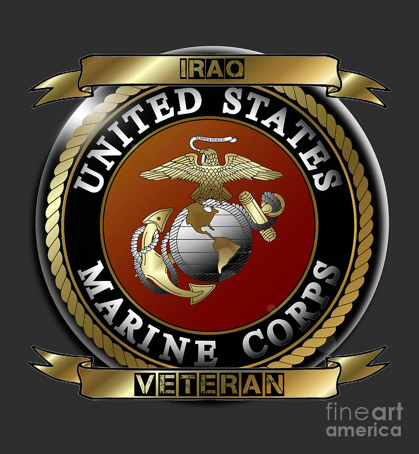 Iraq Marine Veteran Digital Art by Bill Richards