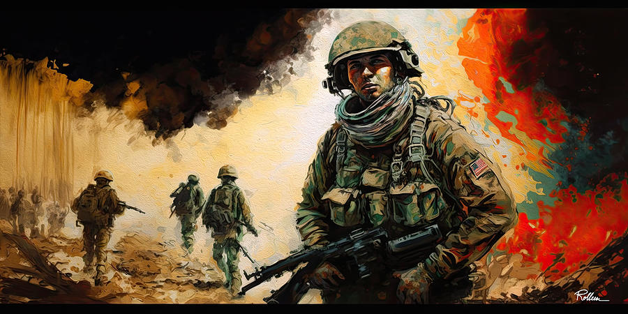 Iraq War - Lest We Forget Digital Art by Rolleen Carcioppolo - Fine Art ...