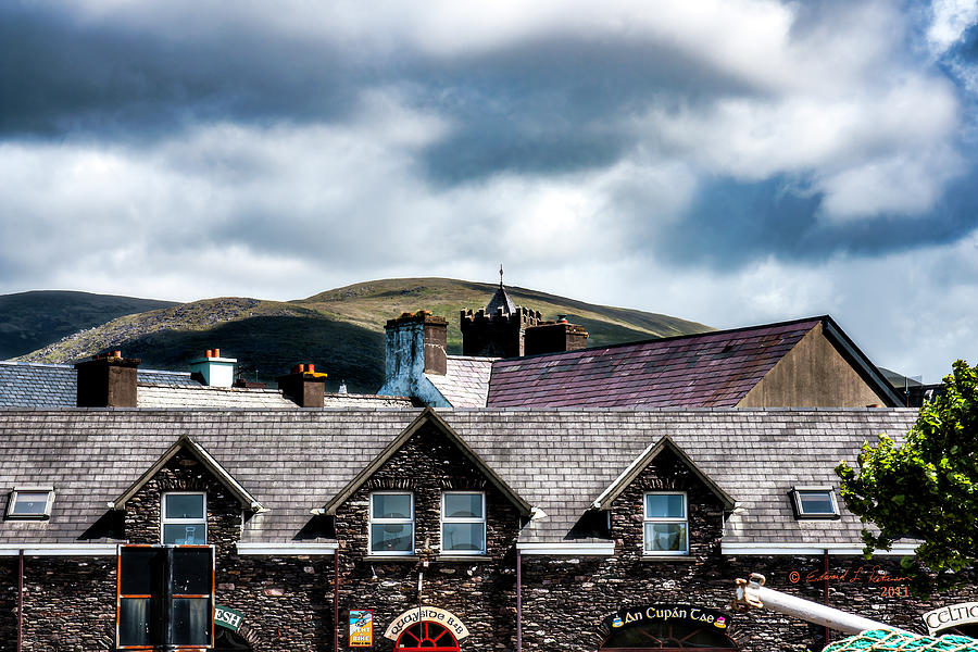 Ireland Hills and Roof Tops Photograph by Ed Peterson