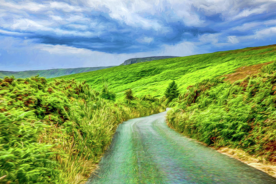 Ireland Painted Green Digital Art by John Haldane