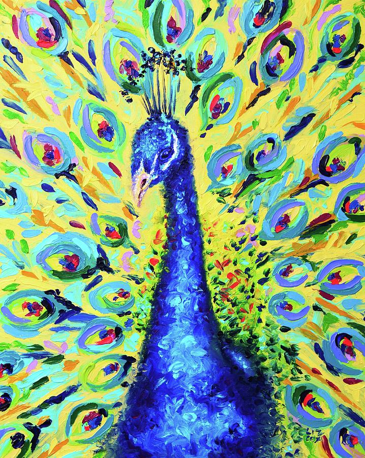Iridescence Painting by Elizabeth Cox
