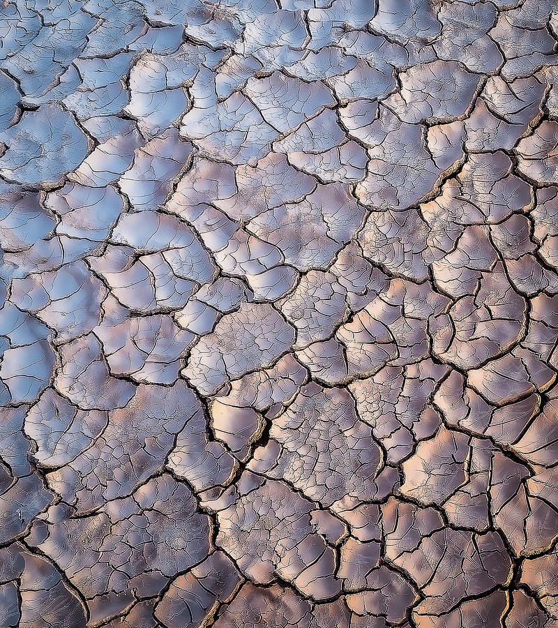 Iridescent Mud Photograph by David Downs