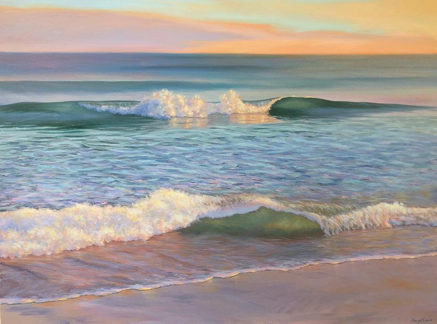 Iridescent Shore Painting by Cheryl Davis - Pixels