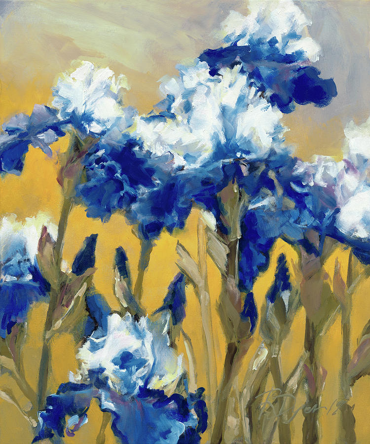 Iris 1 Painting by Roxanne Dyer