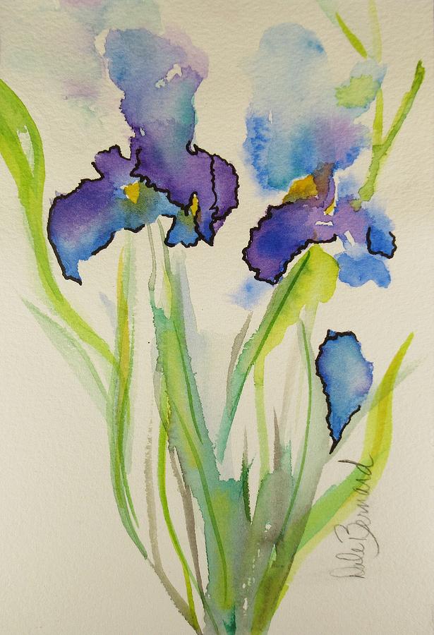 Iris Painting by Dale Bernard