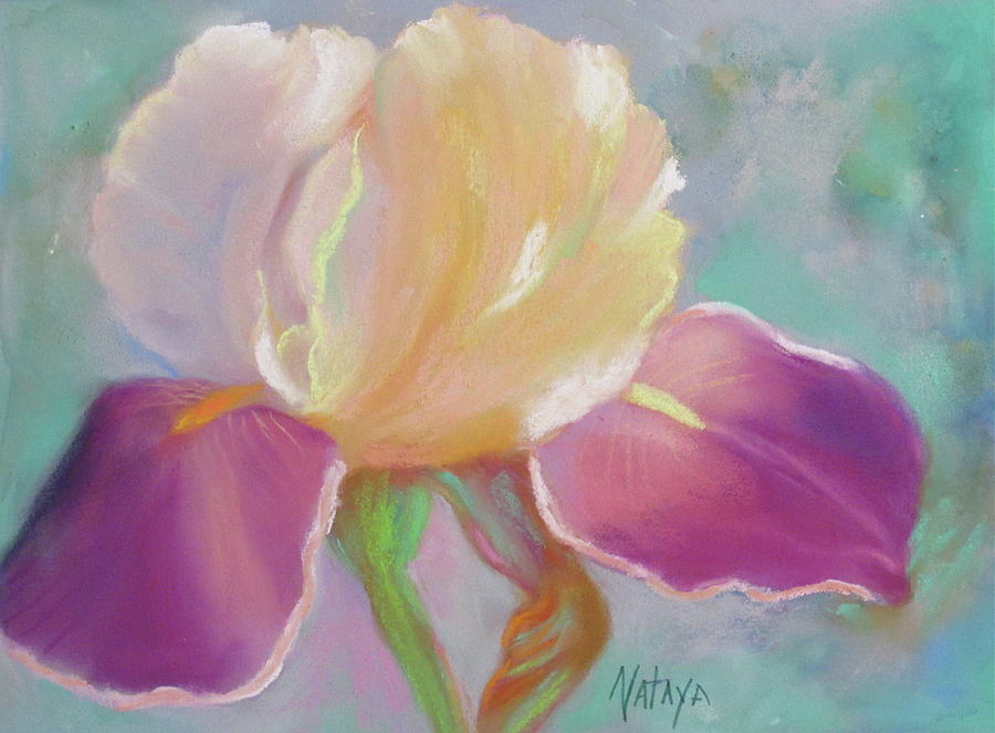 Iris Violet Pastel by Nataya Crow