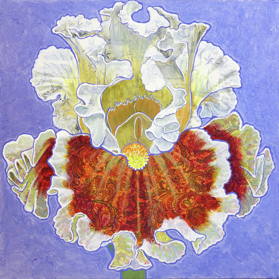 Iris  no.  4 Painting by Ande Hall