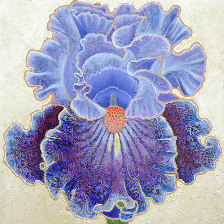 Iris No.5 Painting by Ande Hall