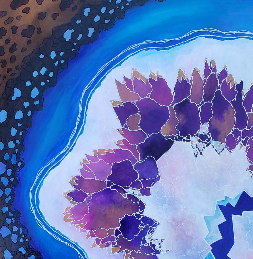Iris of Gaia Painting by Stephanie Hollingsworth