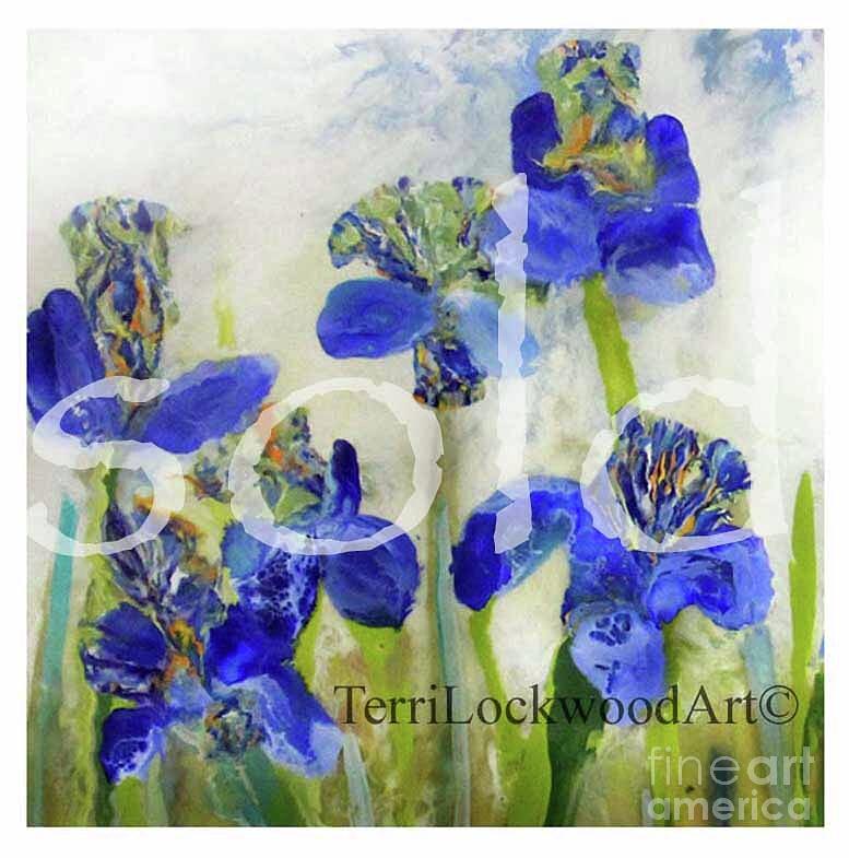 Irises Painting by Terri Lockwood - Fine Art America