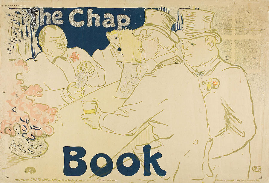Irish and American Bar, Rue Royale--The Chap Book. Henri de Toulouse-Lautrec, French, 1864-1901. ... Painting by Henri de Toulouse-Lautrec