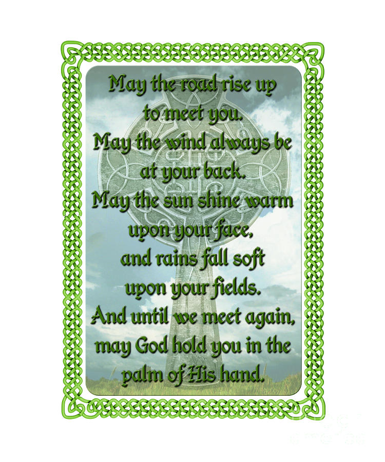 Irish Blessing May The Road Rise Up To Meet You Digital Art By   Irish Blessing May The Road Rise Up To Meet You Macdonald Creative Studios 