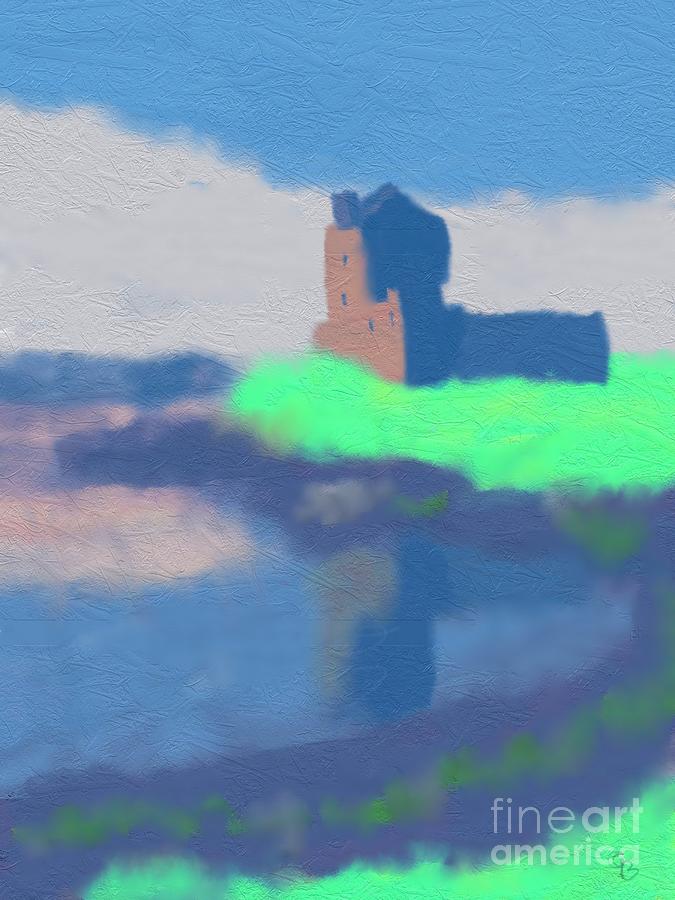 #Irish #Castle Digital Art by Arlene Babad