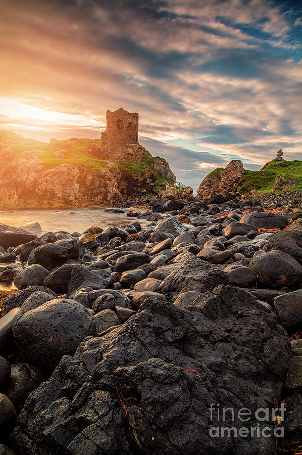 Irish Castle Photograph by David Lichtneker