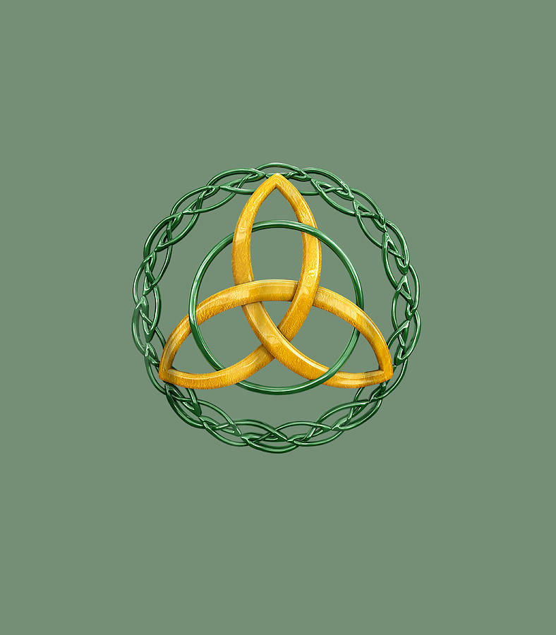 Irish Celtic Trinity Knot Digital Art by Stormi Darby - Fine Art America