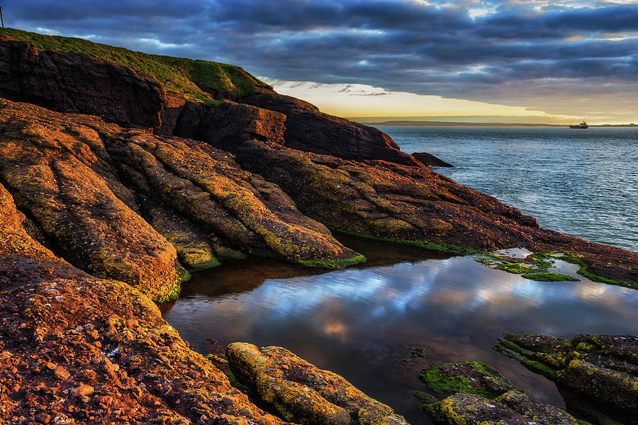 Irish Coast of Celtic Sea at Sunrise Photograph by Artur Bogacki