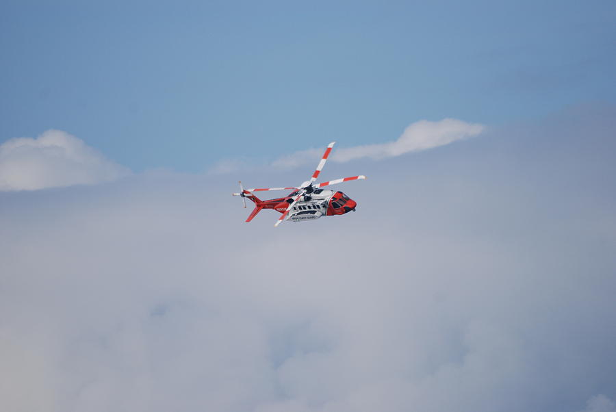 Irish Coastguard Rescue Helicopter Photograph