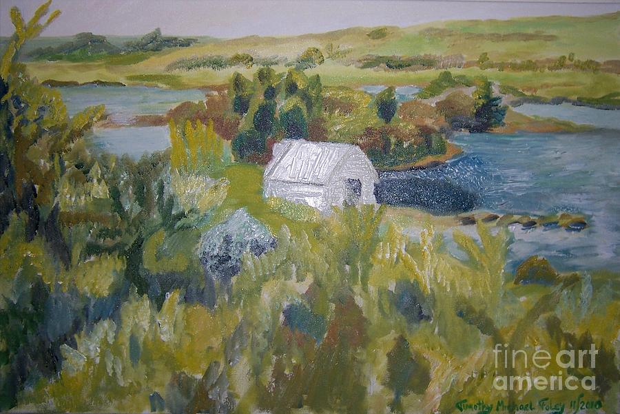 Irish Cottage Painting by Timothy Foley
