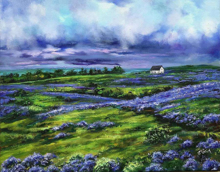 Irish Countryside Painting by Julie Grim Fine Art America