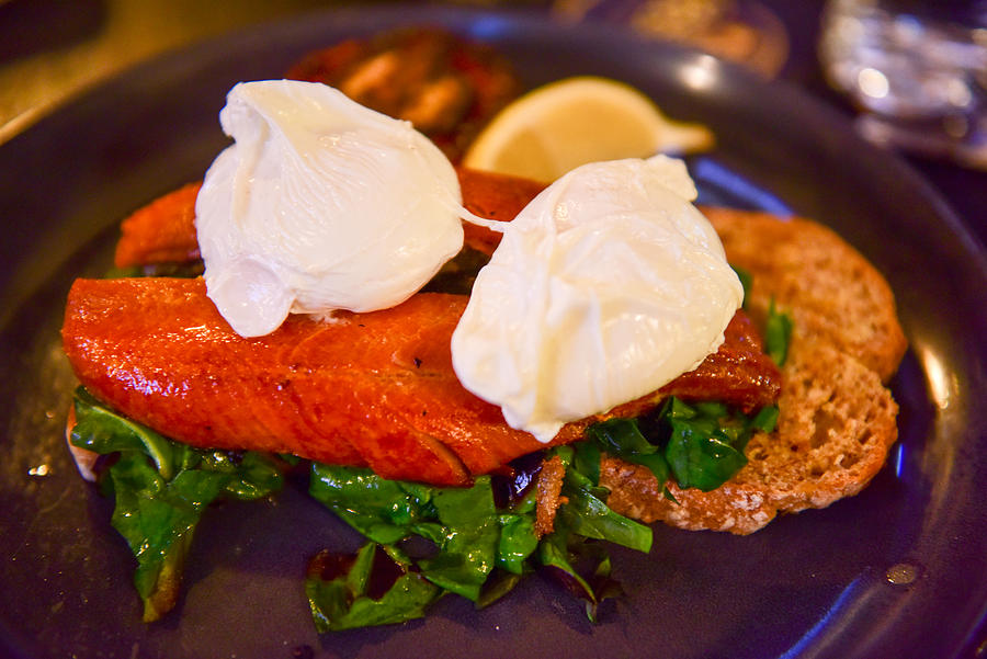 Irish kippers and poached eggs Photograph by Sergio Amiti