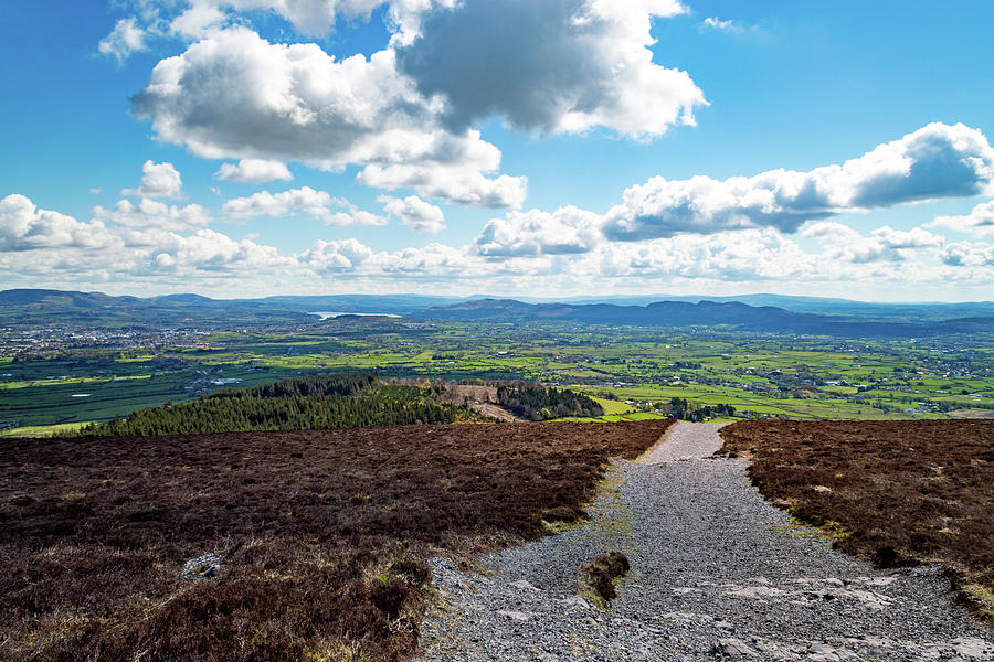 Irish Landscape View from Knocknarea Ireland Photograph by Lisa Blake