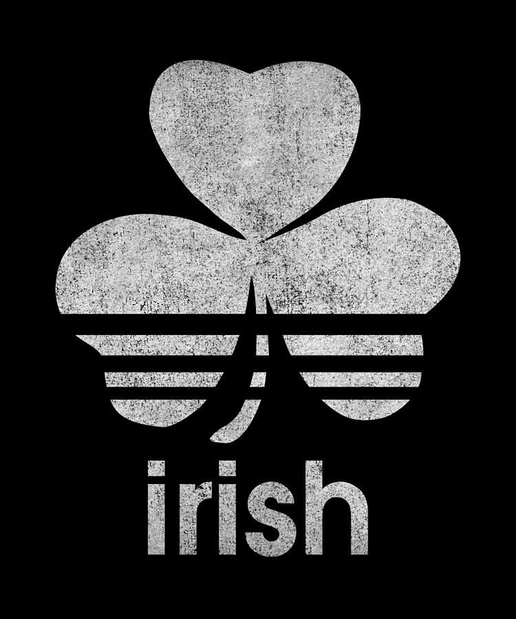 Irish Logo Retro Digital Art by Flippin Sweet Gear