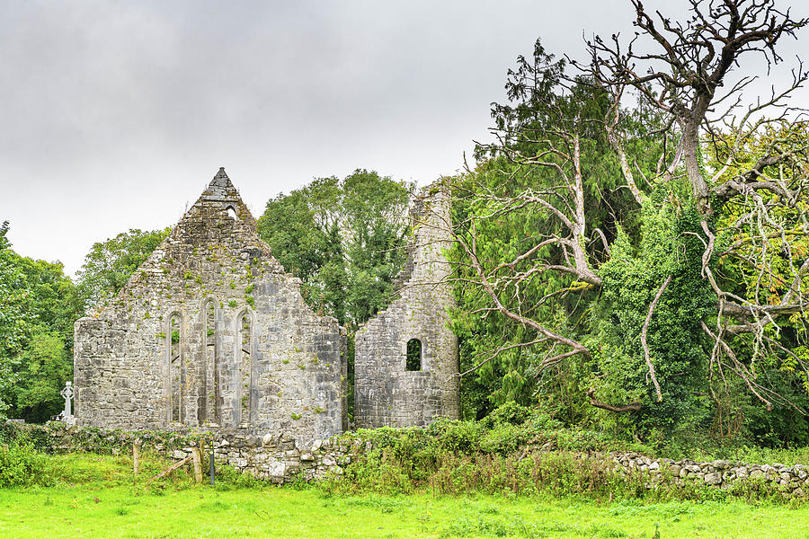 Irish Monastery Ruins Photograph
