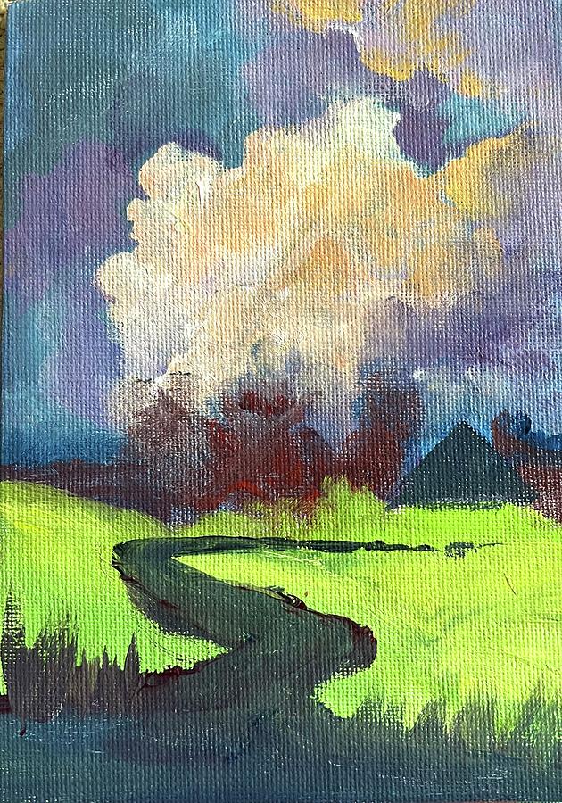 Irish series of green hills Painting by Caroline Patrick Irish series of green hills Painting by Caroline Patrick