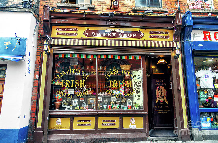 Irish Sweet Shop in Dublin Ireland Photograph by John Rizzuto