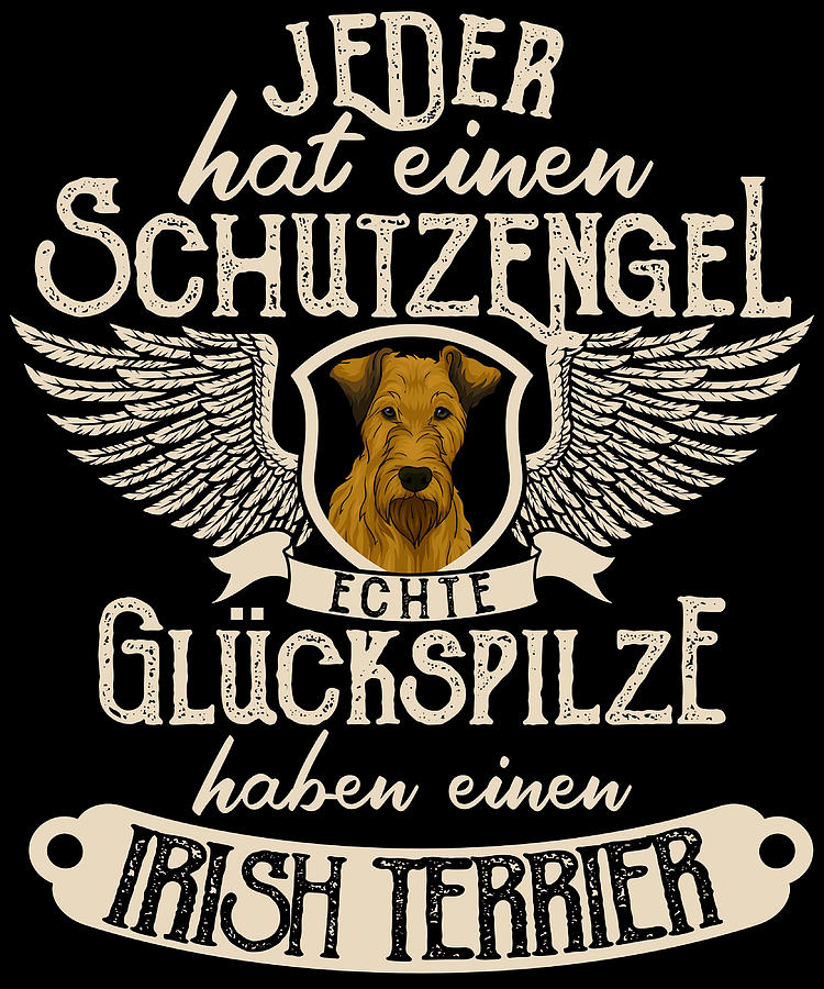 Irish Terrier Poster funny Painting by Selina Miller Fine Art America