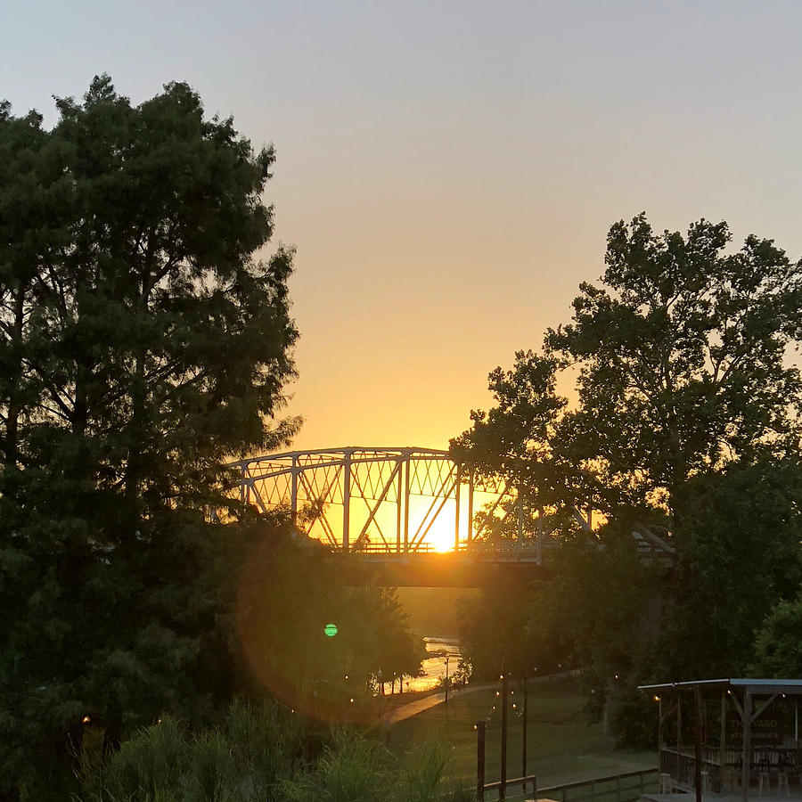 Iron Bridge Bastrop Texas Photograph By Frank Sell Fine Art America