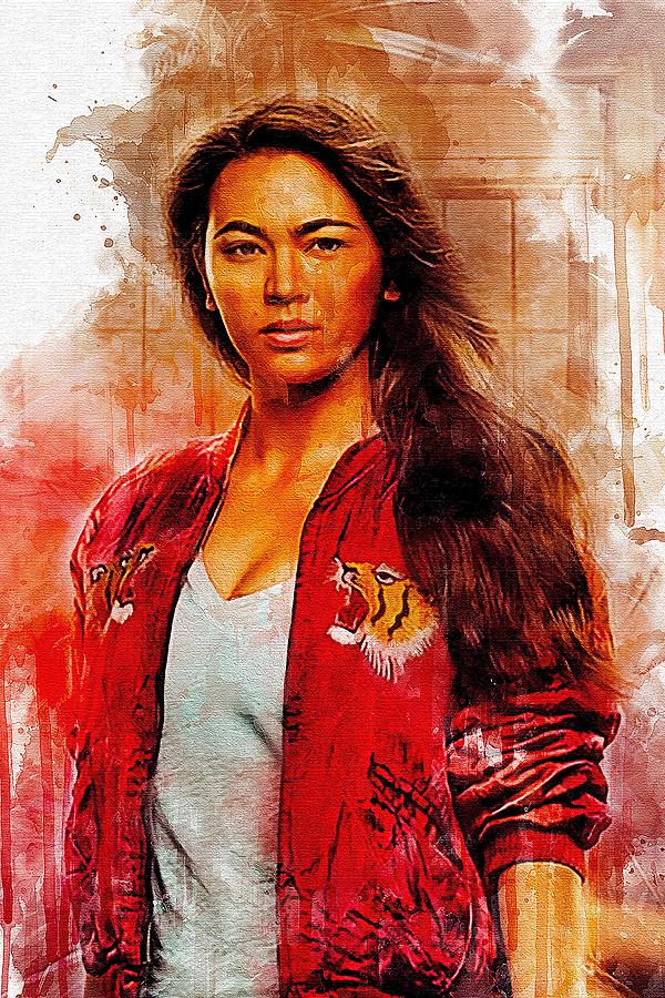 Iron Fist Tv Shows Jessica Henwick Young Adult Women Mixed Media by ...