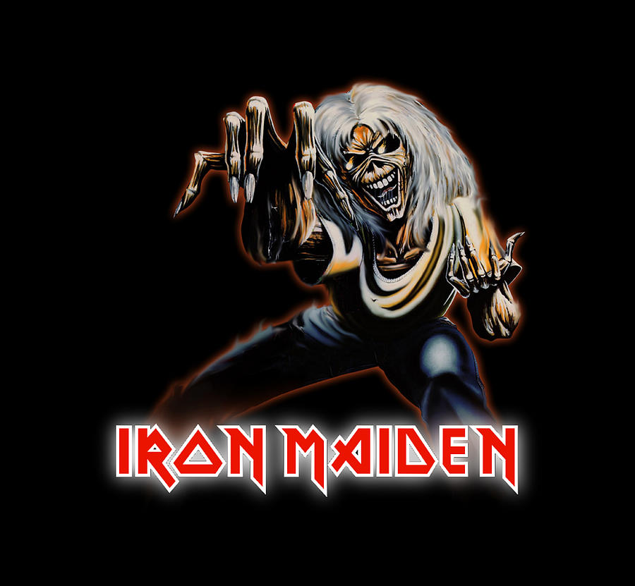 Iron Maiden Black Skull Women Digital Art by Michael Barrack