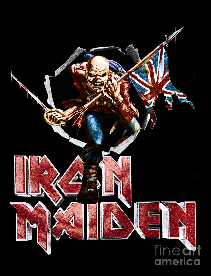 Iron Maiden Digital Art by Rosiana Rosiana - Pixels