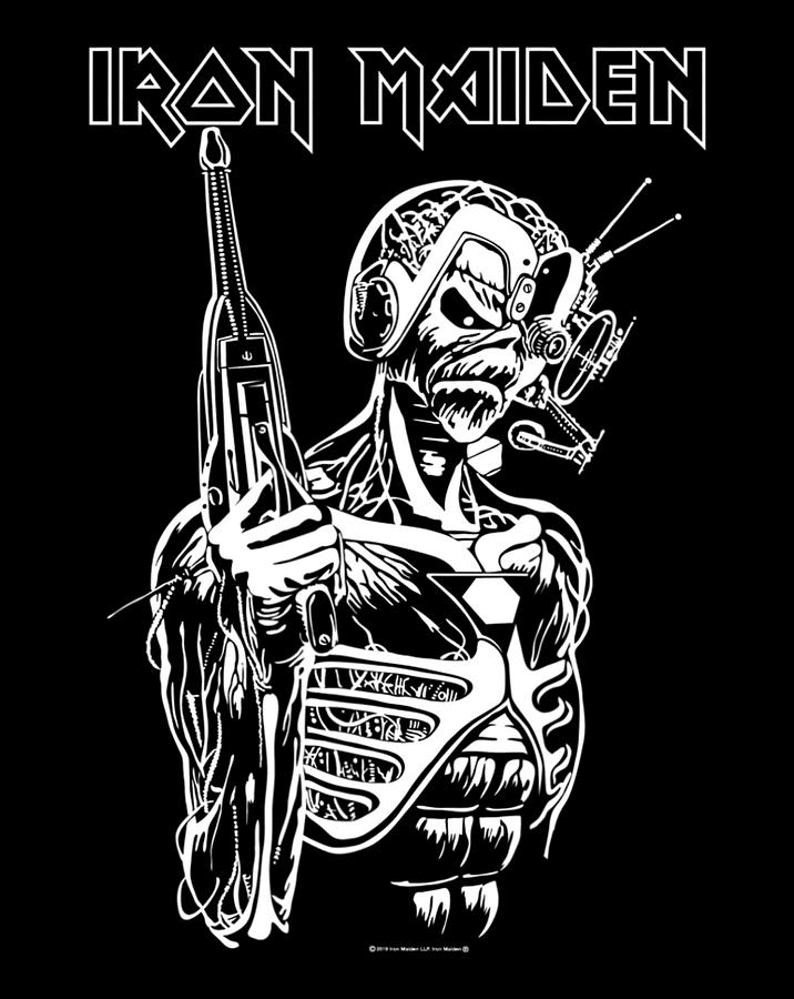 Iron Maiden - Somewhere In Time.png Digital Art by Minh Trong Phan
